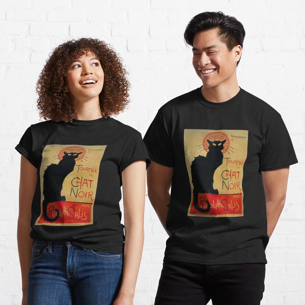 'Tournee du Chat Noir' by Theophile Steinlen (Reproduction) Classic T-Shirt