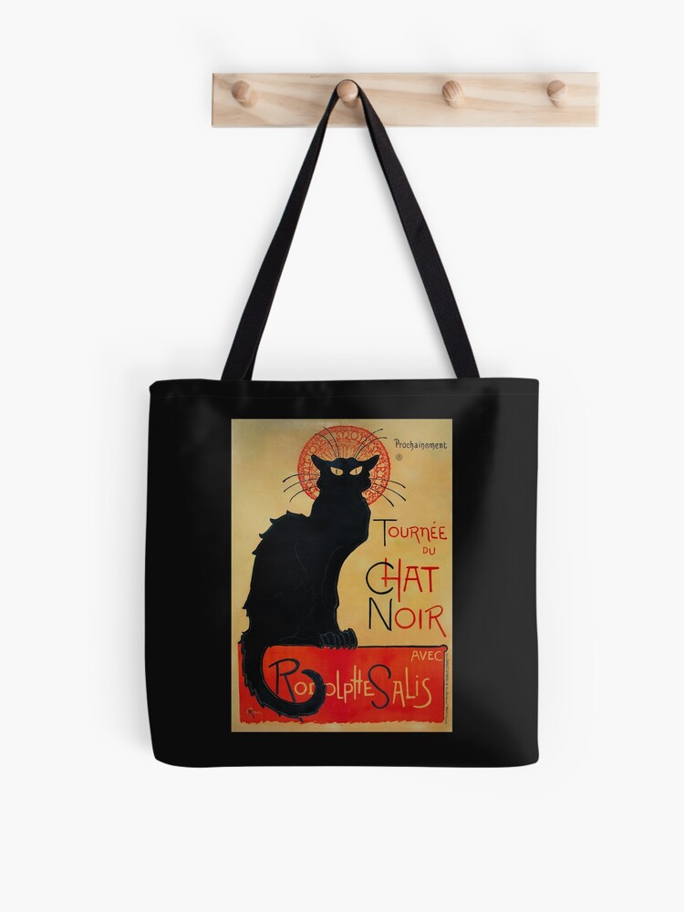 Tournee Du Chat Noir By Theophile Steinlen Reproduction Tote Bag For Sale By Rozabellera Redbubble