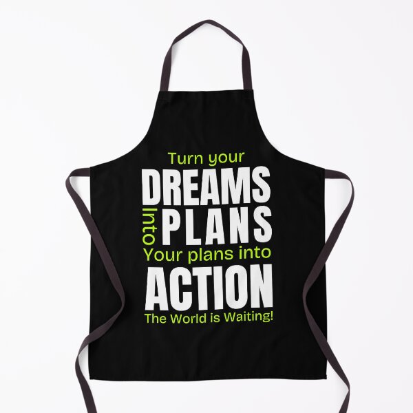 Item preview, Inspirational Quotes: Turn Dreams into Action- The World is Waiting! designed and sold by BobbyTee Merch.