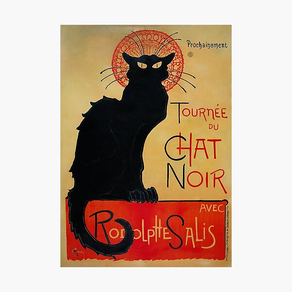 'Tournee du Chat Noir' by Theophile Steinlen (Reproduction) Photographic Print