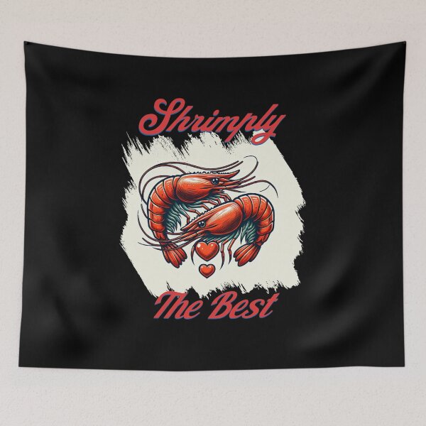 Item preview, Shrimply the best pun designed and sold by Slowerblue.