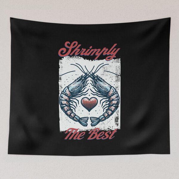 Item preview, Shrimply the best pun designed and sold by Slowerblue.