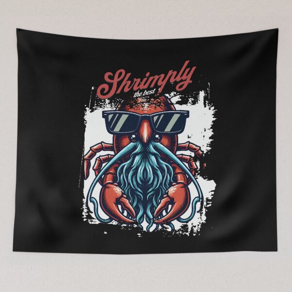 Item preview, Shrimply the best pun designed and sold by Slowerblue.