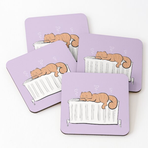 Item preview, Ginger Cat and Radiator designed and sold by HugSomeNettles.