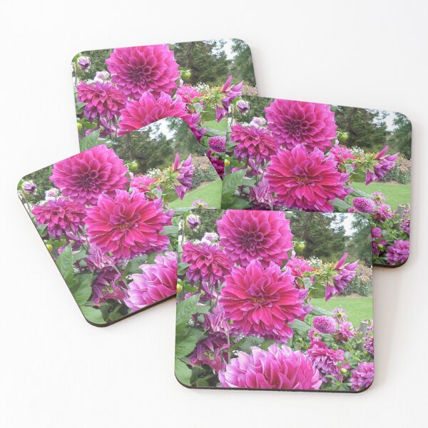 Item preview, Three Magenta Dahlias designed and sold by KeksWorkroom.