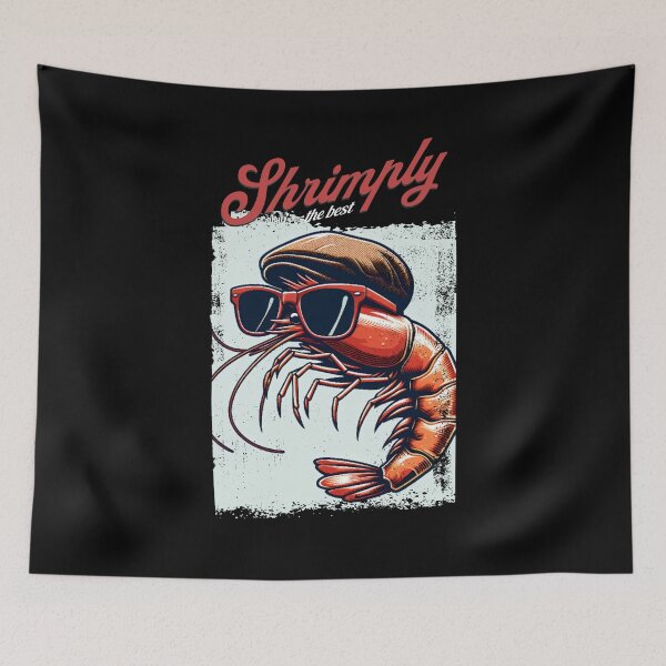 Item preview, Shrimply the best pun designed and sold by Slowerblue.