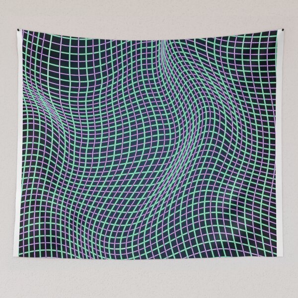 Artikelvorschau, Illusion verzerrter Wellenlinien entworfen und verkauft von Erlin Rudho.