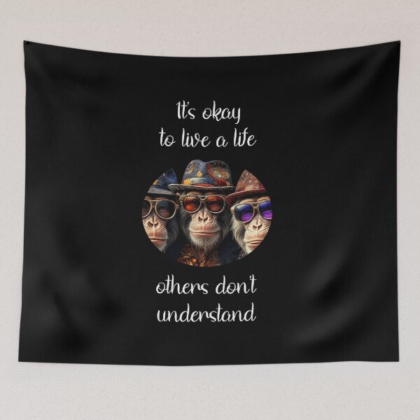 Item preview, It's okay to live a life others don't understand - wise saying designed and sold by Pflugart.