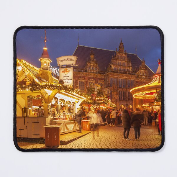 Item preview, Bremen Christmas market with town hall designed and sold by Torsten Krüger.