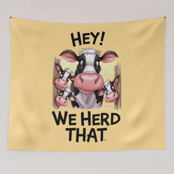 Item preview, Cows - Hey, We herd that designed and sold by 123ks.