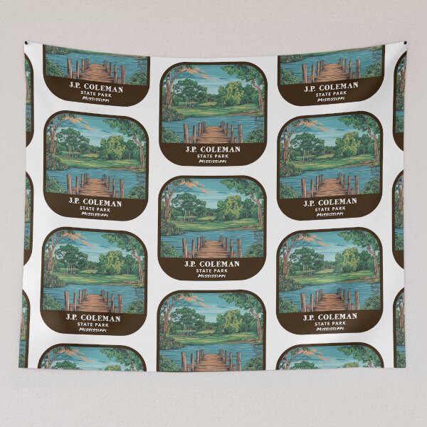 Item preview, Vintage J.P. Coleman State Park (Mississippi State Park) designed and sold by RabbitK.