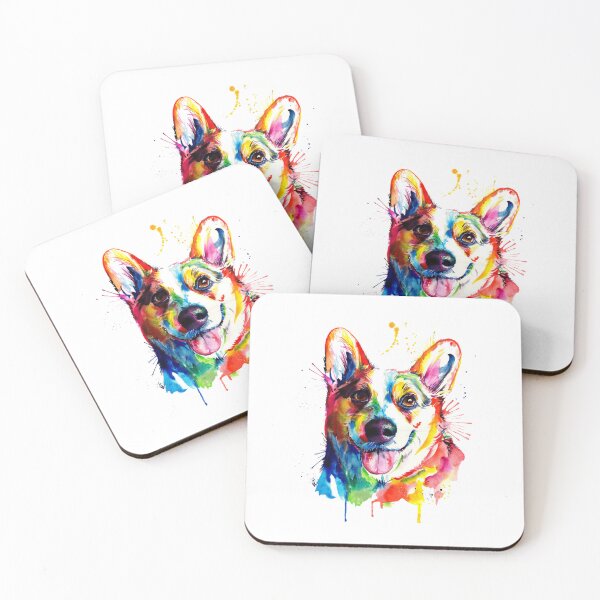 Item preview, Corgi Colorful Art designed and sold by doodIllustrate.