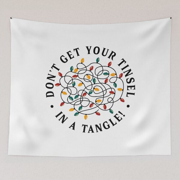 Item preview, Don't Get Your Tinsel in A Tangle designed and sold by ChemicalXShop.