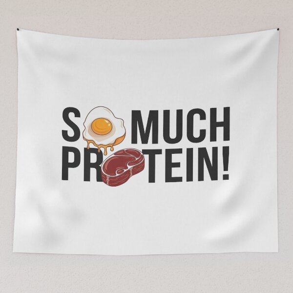 Item preview, So Much Protein Fitness Muscle Gym Lover Funny Workout Lifestyle designed and sold by Cr320.