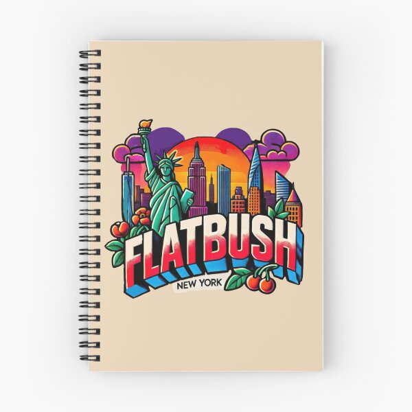 Item preview, Flatbush, New York City designed and sold by Myra365Art.