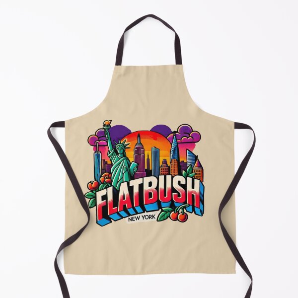 Item preview, Flatbush, New York City designed and sold by Myra365Art.