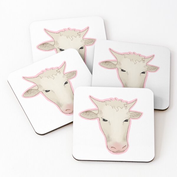 Item preview, pink cow designed and sold by ohnoitsmeO.