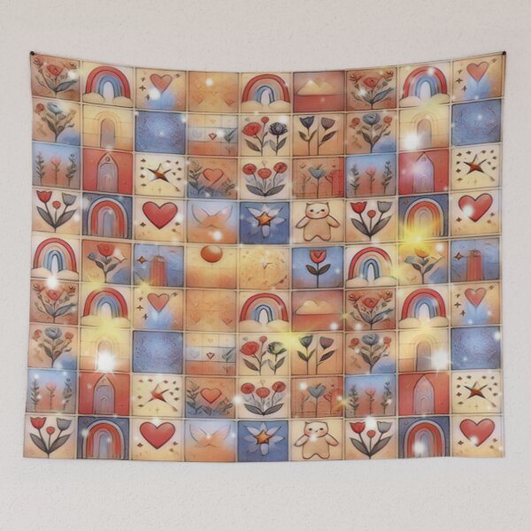 Item preview, Patchwork Pattern designed and sold by DoodlesDivine.