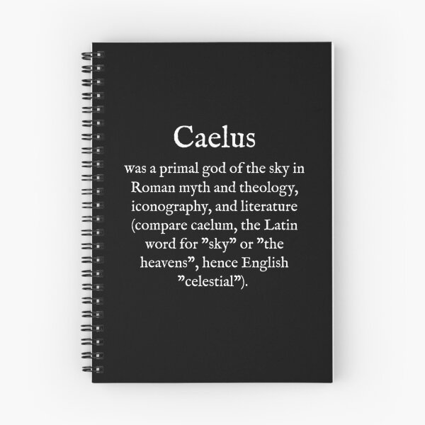 Item preview, C:Caelus:English:Mythology:WearYourWords:White Text  designed and sold by WearYourWords.