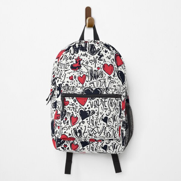 Item preview, Bold Hearts in Freehand Graffiti Style designed and sold by Piotrek0001.