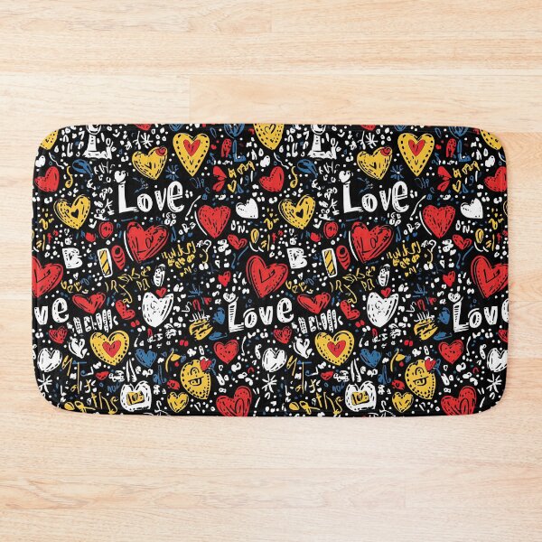 Item preview, Dynamic Love Motifs in Bold Colors designed and sold by Piotrek0001.