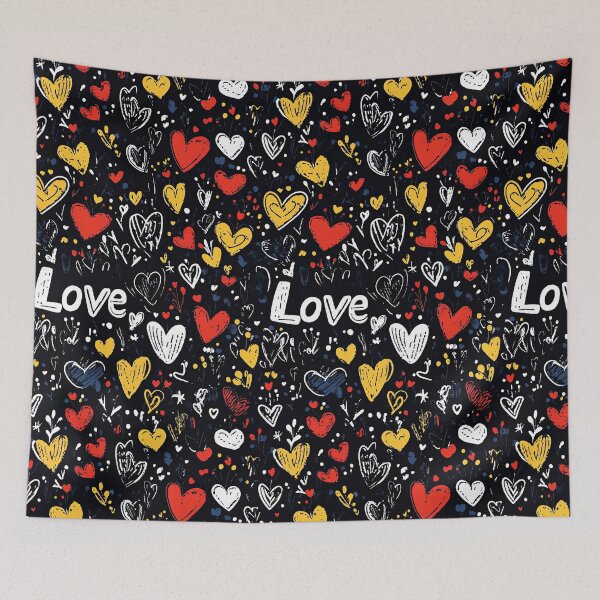 Item preview, Colorful Love Expressions in Graffiti Art designed and sold by Piotrek0001.