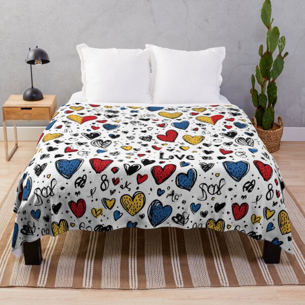 Item preview, Vibrant Street Style Hearts and Love Art designed and sold by Piotrek0001.