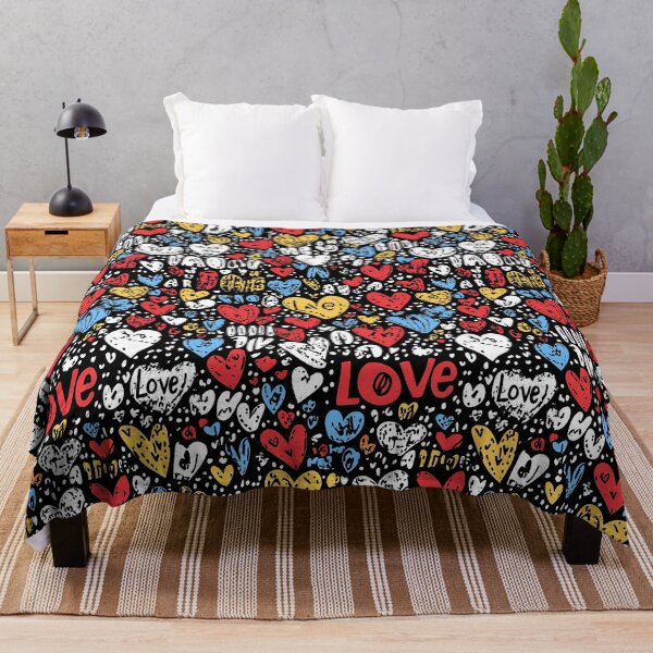 Item preview, Energetic Hearts with Expressive Love Art designed and sold by Piotrek0001.
