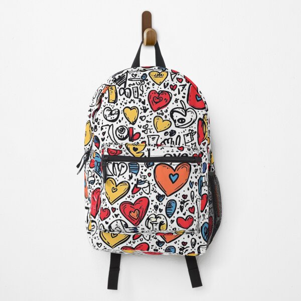 Item preview, Romantic Graffiti Hearts in Dynamic Colors designed and sold by Piotrek0001.