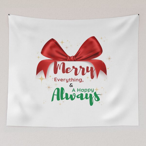 Item preview, Merry Everything Christmas Ribbon designed and sold by ZerotwoStudio.