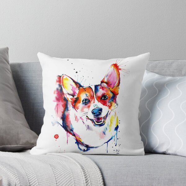 Item preview, Colorful Corgi Art designed and sold by doodIllustrate.
