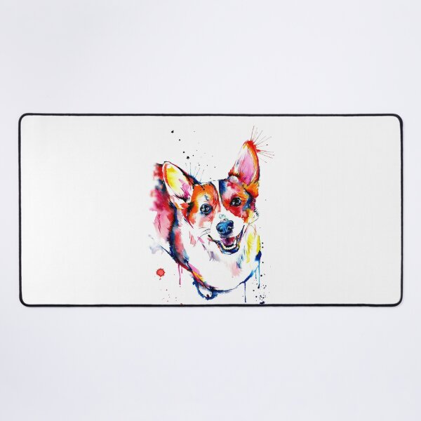 Item preview, Colorful Corgi Art designed and sold by doodIllustrate.