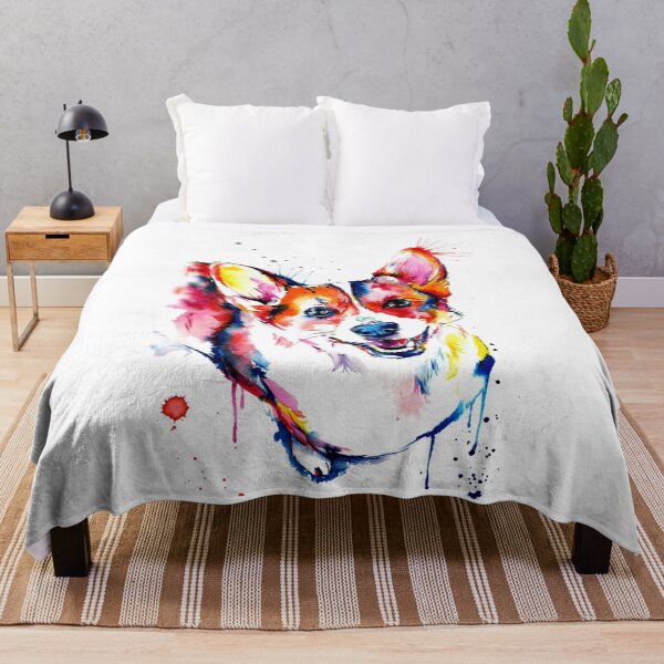 Item preview, Colorful Corgi Art designed and sold by doodIllustrate.