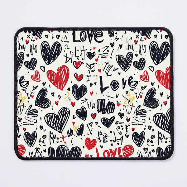 Item preview, Bold Graffiti Hearts in Vibrant Compositions designed and sold by Piotrek0001.