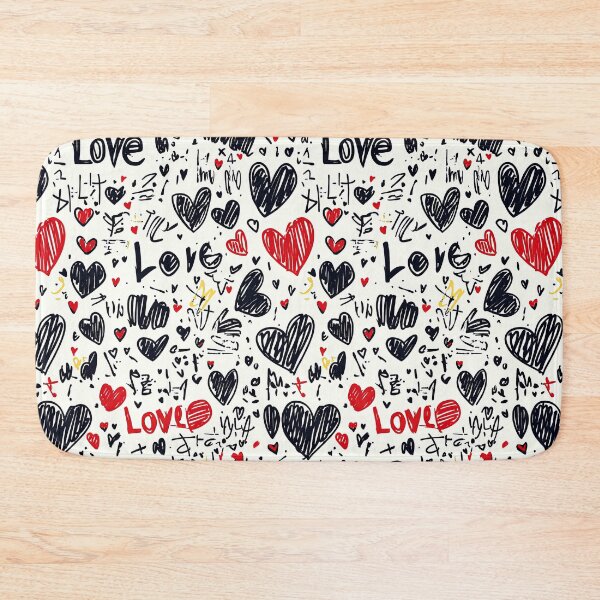 Item preview, Bold Graffiti Hearts in Vibrant Compositions designed and sold by Piotrek0001.