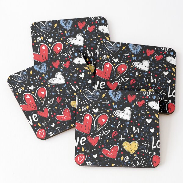 Item preview, Love and Hearts in Artistic Graffiti Style designed and sold by Piotrek0001.