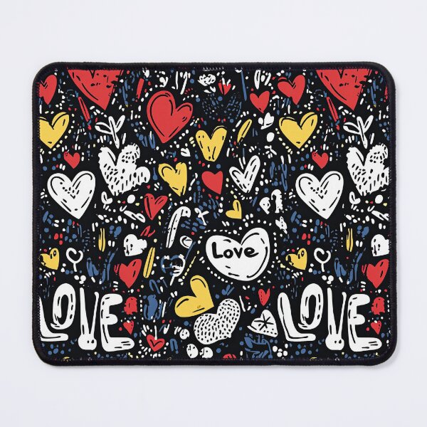 Item preview, Playful Love Themes with Vibrant Hearts designed and sold by Piotrek0001.