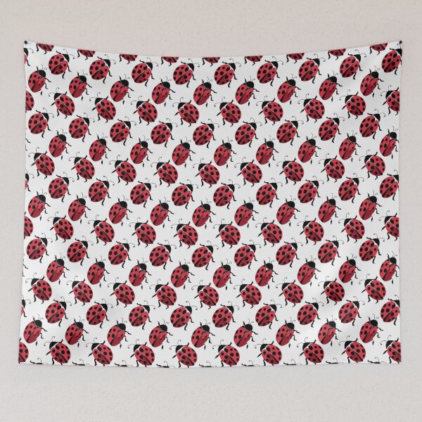 Item preview, Aesthetic ladybug pattern designed and sold by AnnDart.