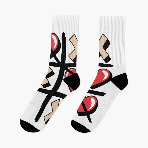 Item preview, Tic-tac-toe with hearts and "X" - Romantic and cute print designed and sold by AFernandesDSG.