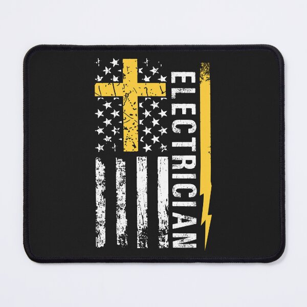 Item preview, Electrician Christian American Flag designed and sold by stylesip.