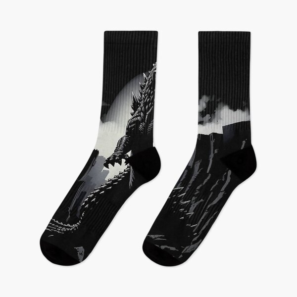 Item preview, Black & White Godzilla in the City designed and sold by Marcicev-Bojan.