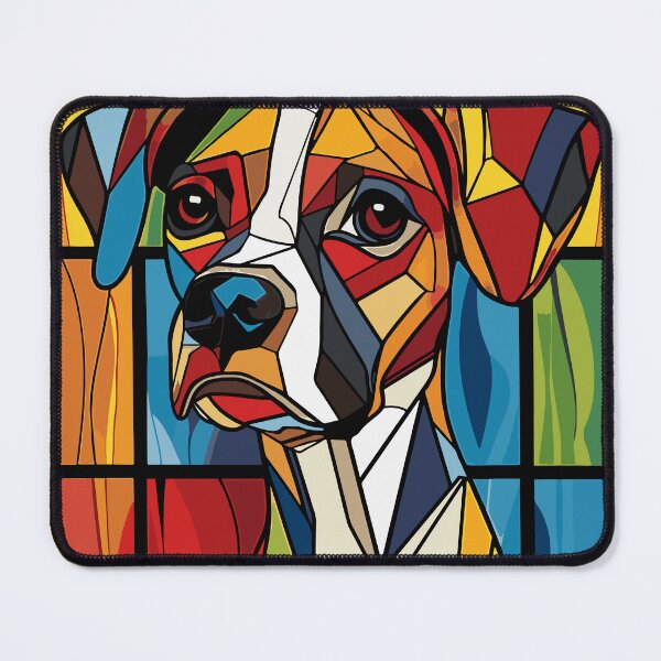 Item preview, Boxer Dog Abstract Art | Colorful Dog Design Decor | Dog Lover Gift  designed and sold by House Of Roza.