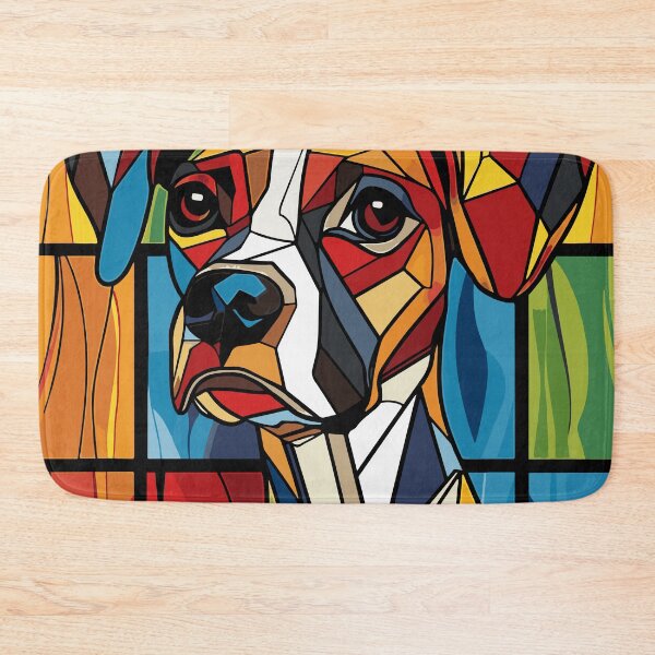 Item preview, Boxer Dog Abstract Art | Colorful Dog Design Decor | Dog Lover Gift  designed and sold by House Of Roza.