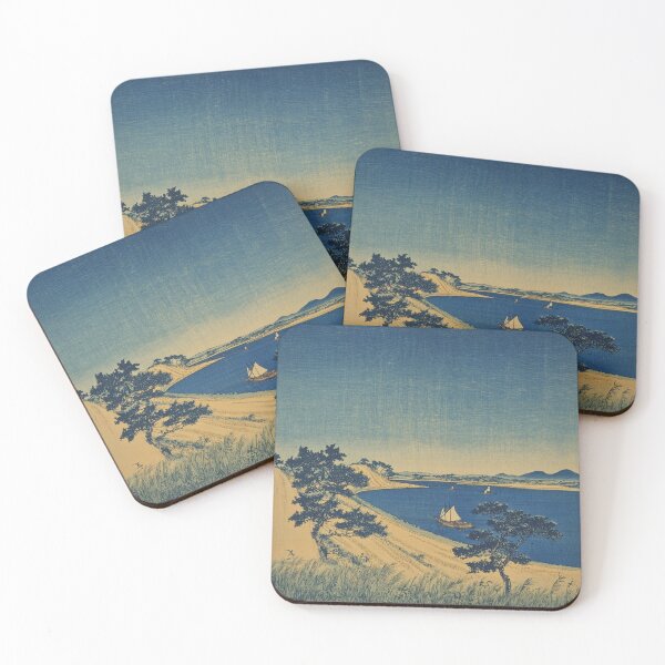 Item preview, Hokusai-The Fields of Sekiya by the Sumida River designed and sold by edisonnn.