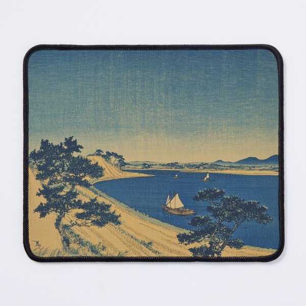 Item preview, Hokusai-The Fields of Sekiya by the Sumida River designed and sold by edisonnn.