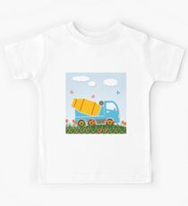 Cement mixer truck Kids Tee