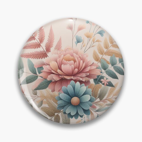 Item preview, floral pastel twig designed and sold by  Mudikeys.