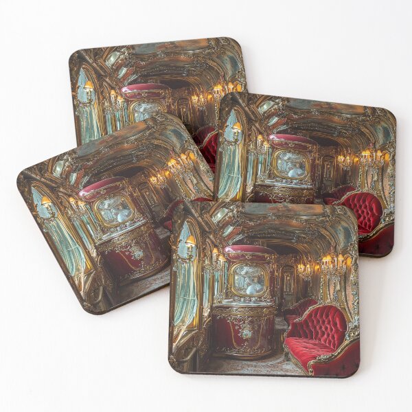 Item preview, Celestial Opulence: The Golden Lounge designed and sold by oanaunciuleanu.