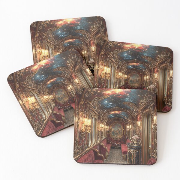 Item preview, Celestial Opulence: The Golden Lounge designed and sold by oanaunciuleanu.