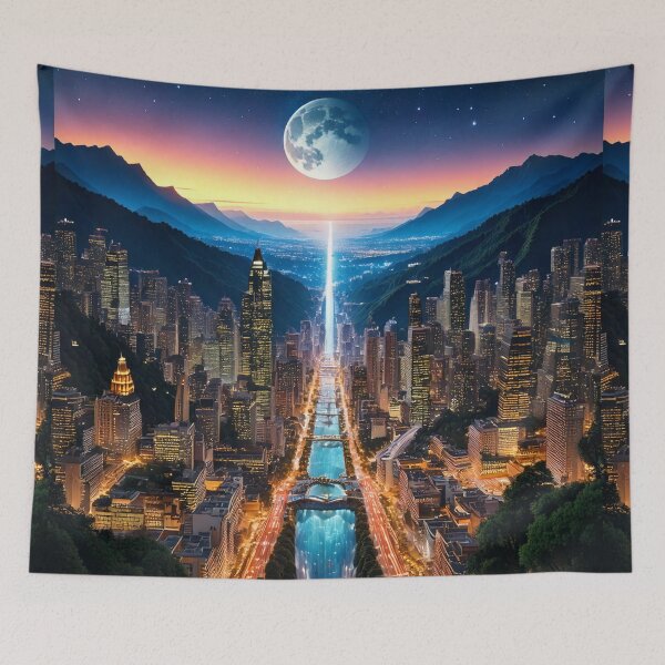 Item preview, Futuristic World designed and sold by ZibaCentralShop.